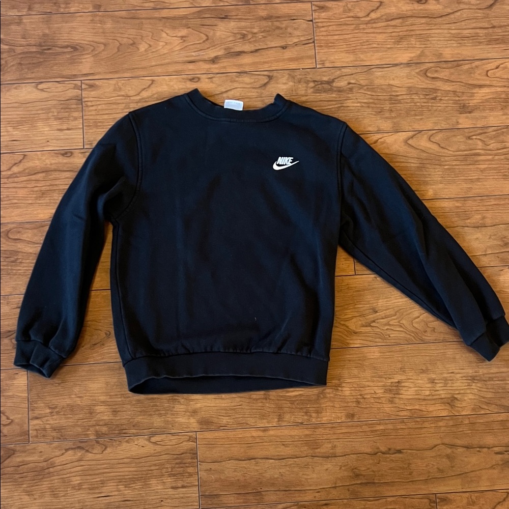Nike Kids Black Crewneck Sweatshirt